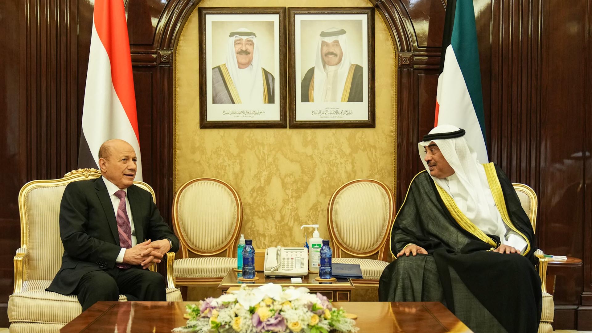 Kuwait PM discusses bilateral ties with Yemeni leadership chief